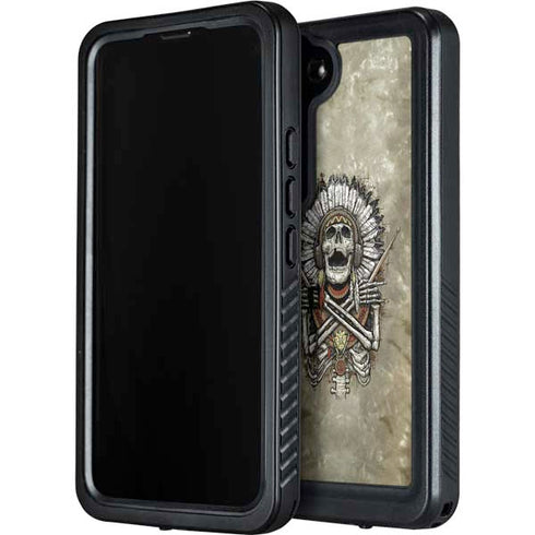 Liquid Blue Tribal Beats Galaxy S24 Waterproof Case