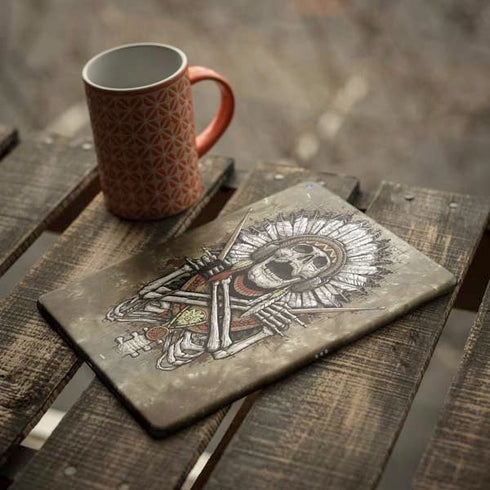 Liquid Blue Tribal Beats iPad Skins
