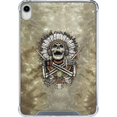 Liquid Blue Tribal Beats iPad 11th Gen (2025) Clear Case