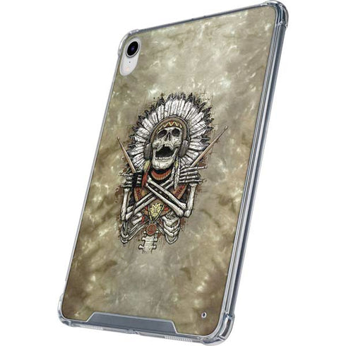 Liquid Blue Tribal Beats iPad 11th Gen (2025) Clear Case