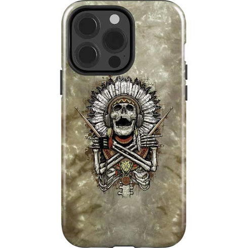 Liquid Blue Tribal Beats iPhone 15 Pro Impact Case