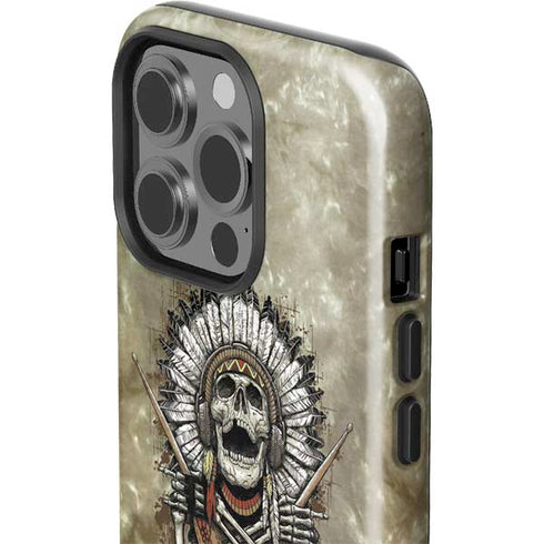 Liquid Blue Tribal Beats iPhone 15 Pro Impact Case