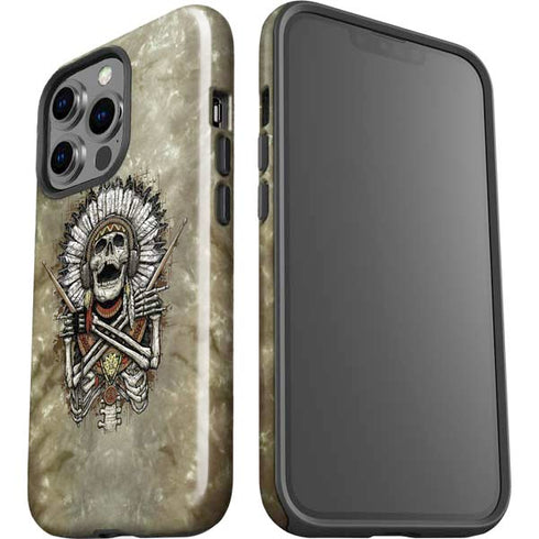 Liquid Blue Tribal Beats iPhone 15 Pro Impact Case