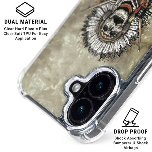 Liquid Blue Tribal Beats iPhone 16 Plus MagSafe Case