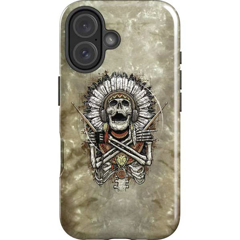 Liquid Blue Tribal Beats iPhone 16 Plus Magsafe Impact Case