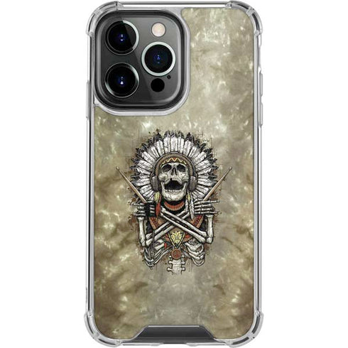 Liquid Blue Tribal Beats iPhone 16 Pro Clear Case