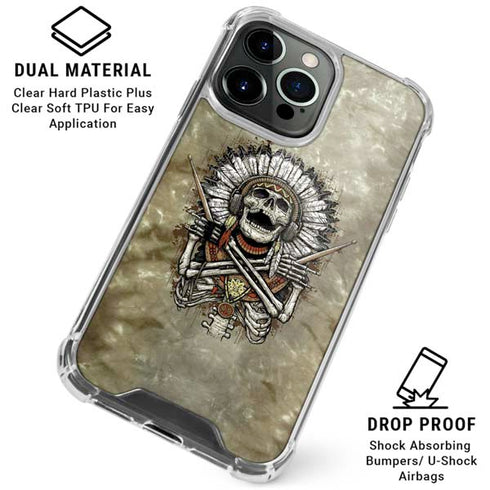 Liquid Blue Tribal Beats iPhone 16 Pro Clear Case