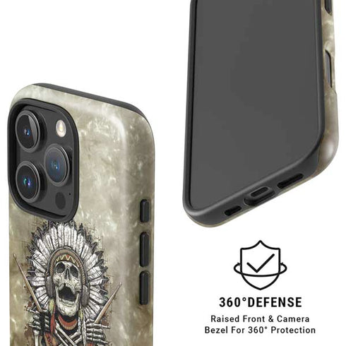 Liquid Blue Tribal Beats iPhone 16 Pro Magsafe Impact Case