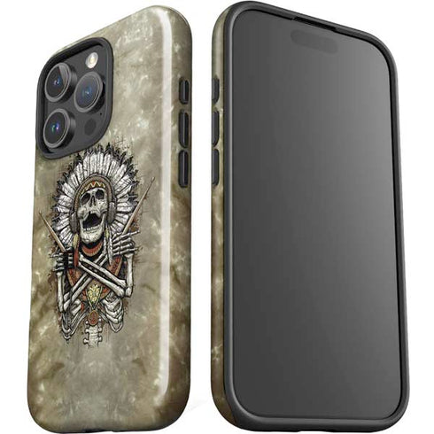 Liquid Blue Tribal Beats iPhone 16 Pro Max Impact Case