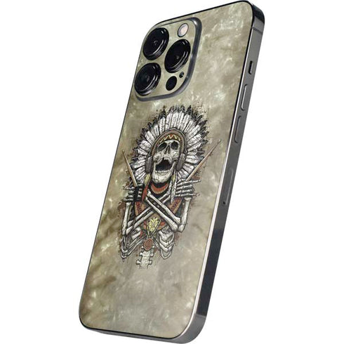 Liquid Blue Tribal Beats iPhone 16 Pro Max Skin