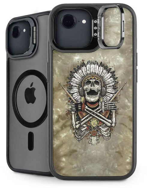 Liquid Blue Tribal Beats iPhone 16e Kickstand Case