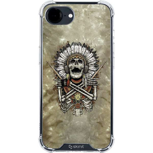 Liquid Blue Tribal Beats iPhone 16e Clear Case