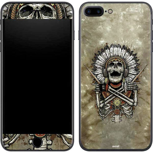 Liquid Blue Tribal Beats iPhone 8 Plus Skin