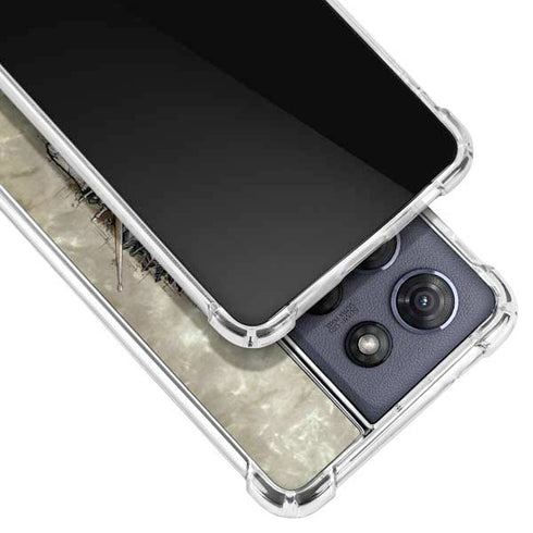 Liquid Blue Tribal Beats Moto G 5G (2025) Clear Case