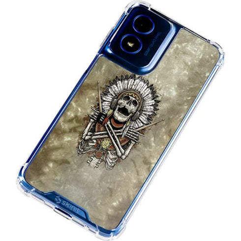 Liquid Blue Tribal Beats Moto G 5G (2024) Clear Case