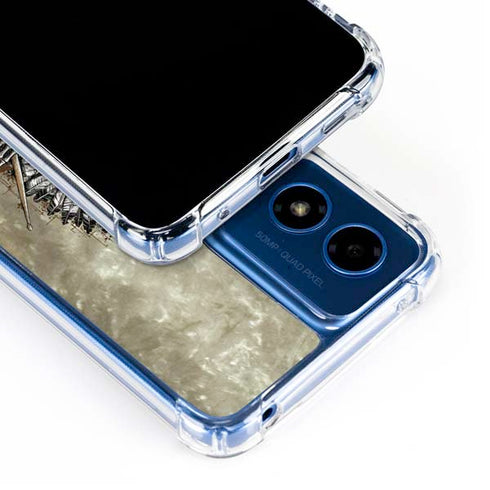Liquid Blue Tribal Beats Moto G 5G (2024) Clear Case