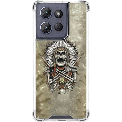 Liquid Blue Tribal Beats Moto G Power 5G (2025) Clear Case