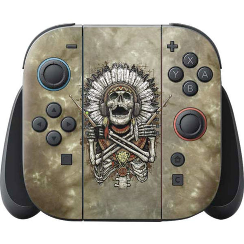 Liquid Blue Tribal Beats Nintendo Switch 2 (2025) Joy-Con Controller Skin