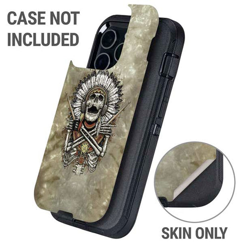 Liquid Blue Tribal Beats Otterbox Defender iPhone Skin