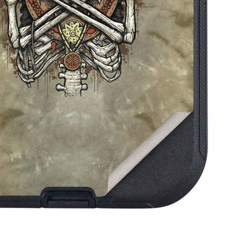 Liquid Blue Tribal Beats Otterbox Defender iPhone Skin