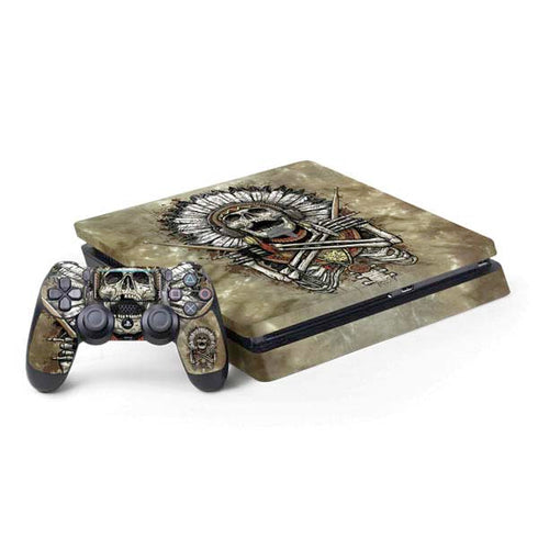 Liquid Blue Tribal Beats PlayStation PS4 Skins