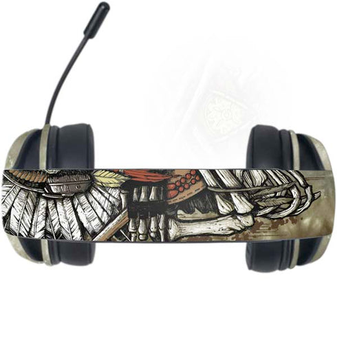 Liquid Blue Tribal Beats Razer Kraken X Skin