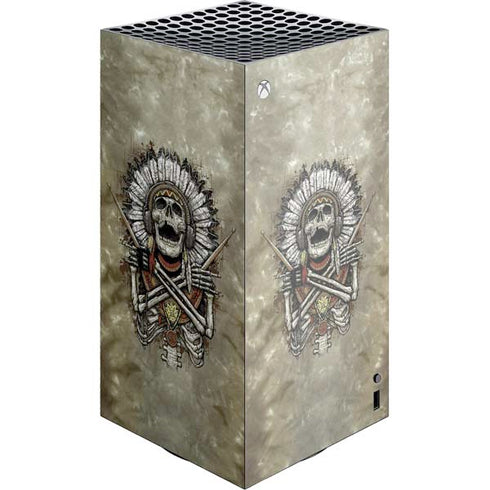 Liquid Blue Tribal Beats XBox Series X Digital Edition Console Skin