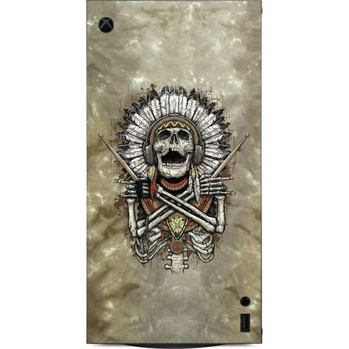 Liquid Blue Tribal Beats XBox Series X Digital Edition Console Skin