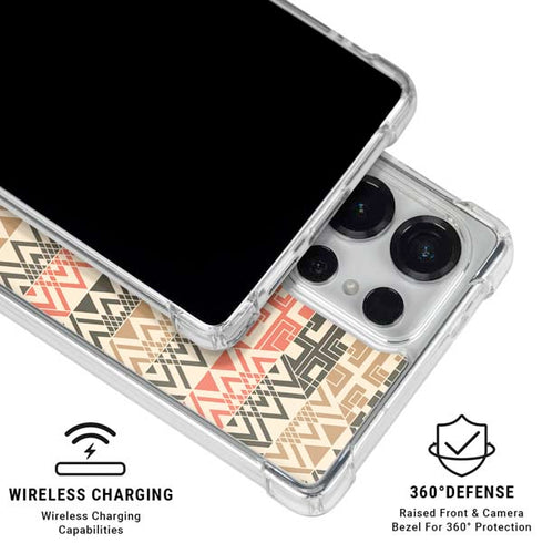 Tribal Fashion Galaxy S25 Ultra Clear Case
