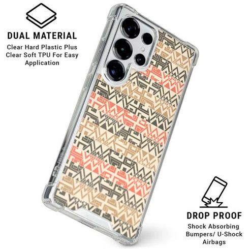 Tribal Fashion Galaxy S25 Ultra Clear Case