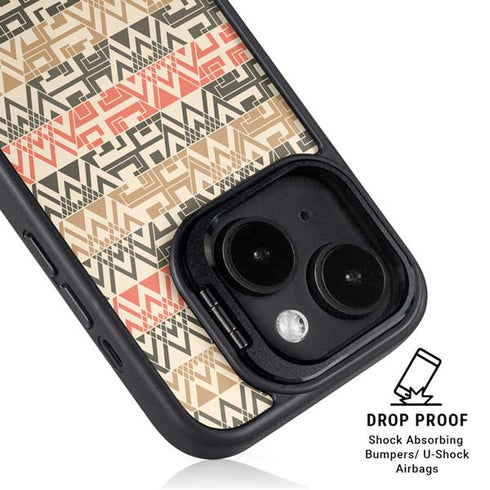 Tribal Fashion iPhone 15 Plus Kickstand Case