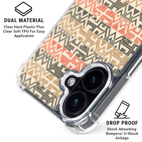 Tribal Fashion iPhone 16 Clear Case