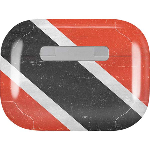 Trinidad and Tobagao Flag Distressed AirPods Skins