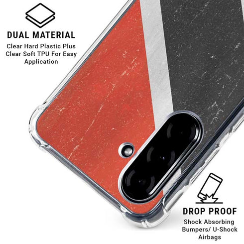Trinidad and Tobagao Flag Distressed Galaxy A36 5G Clear Case