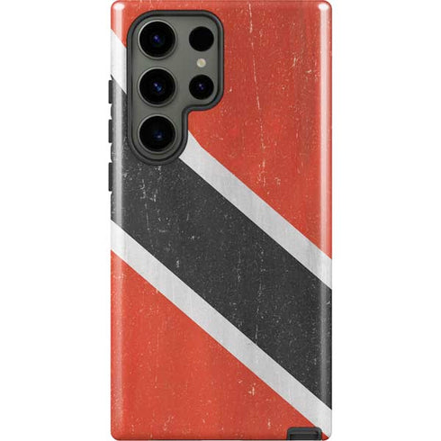 Trinidad and Tobagao Flag Distressed Galaxy S23 Ultra Pro Case