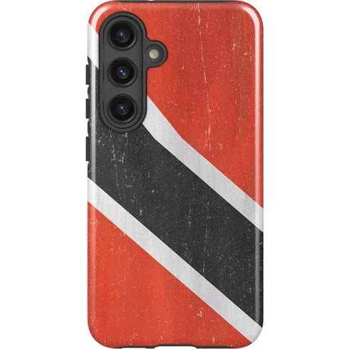 Trinidad and Tobagao Flag Distressed Galaxy S25 Impact Case