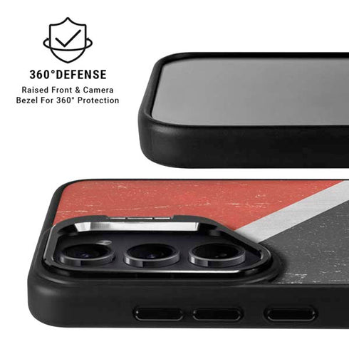 Trinidad and Tobagao Flag Distressed Galaxy S24 Plus Kickstand Case