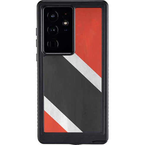 Trinidad and Tobagao Flag Distressed Galaxy S24 Ultra Waterproof Case