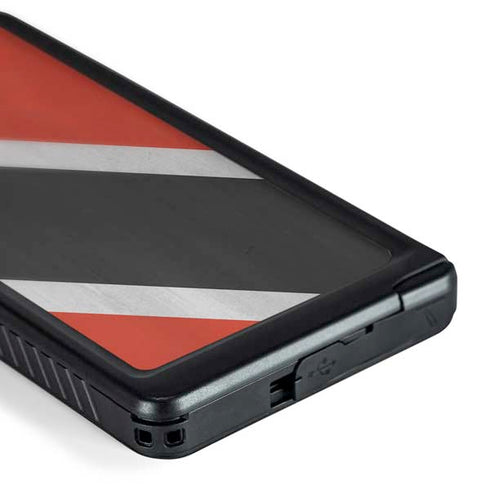 Trinidad and Tobagao Flag Distressed Galaxy S24 Ultra Waterproof Case