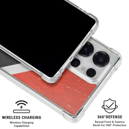 Trinidad and Tobagao Flag Distressed Galaxy S25 Ultra Clear Case