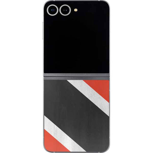 Trinidad and Tobagao Flag Distressed Galaxy Z Flip6 Skin