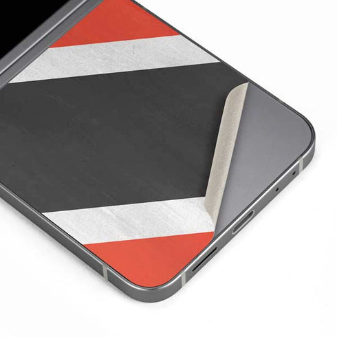 Trinidad and Tobagao Flag Distressed Galaxy Z Flip6 Skin