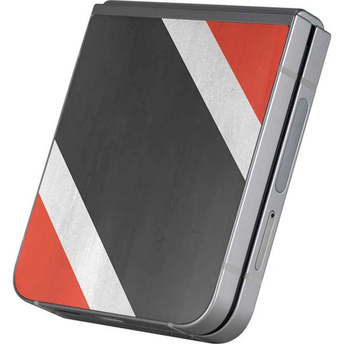 Trinidad and Tobagao Flag Distressed Galaxy Z Flip6 Skin