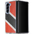 Trinidad and Tobagao Flag Distressed Galaxy Z Fold5 5G Clear Case