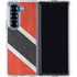 Trinidad and Tobagao Flag Distressed Galaxy Z Fold6 Clear Case