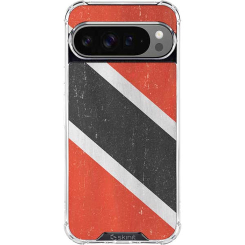 Trinidad and Tobagao Flag Distressed Google Pixel 10 Pro XL Clear Case