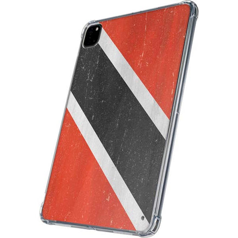 Trinidad and Tobagao Flag Distressed iPad Pro 11in (2024) Clear Case