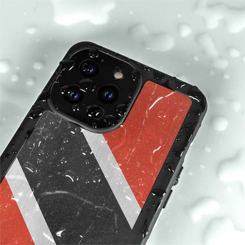 Trinidad and Tobagao Flag Distressed iPhone 15 Pro Waterproof Case