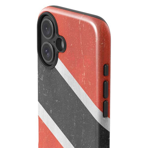 Trinidad and Tobagao Flag Distressed iPhone 16 Impact Case
