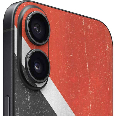 Trinidad and Tobagao Flag Distressed iPhone 16 Plus Skin